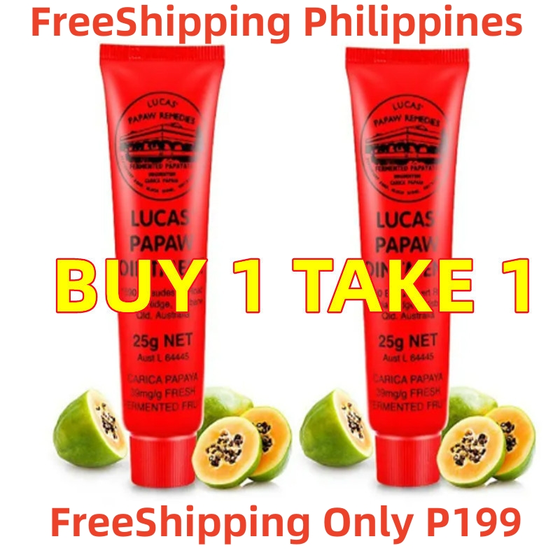 FreeShipping Philippines BUY 1 TAKE 1 Lucas' Papaw Papaw Ointment 25g lip balm | burn ointment | mosquito bites