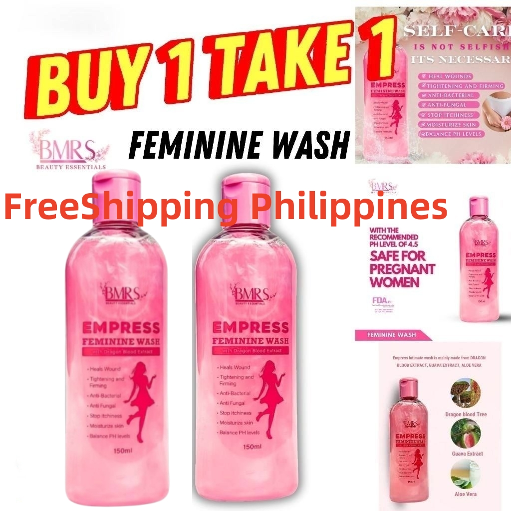 FreeShipping Philippines BUY 1 TAKE 1 BMRS EMPRESS FEMININE WASH New & Improved For Women 150ML