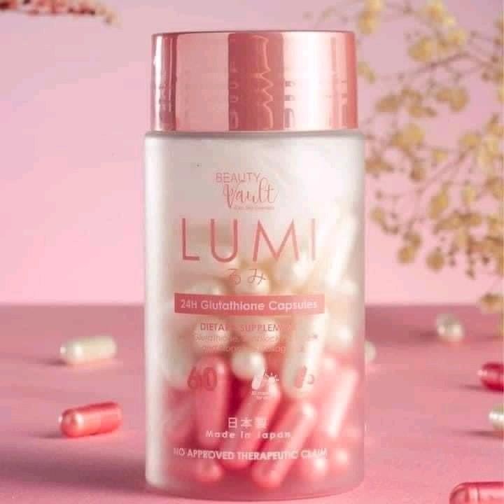 【Nationwide shipping】lumi 24hr Sun Protection Glutathione Capsule Adult with freebies