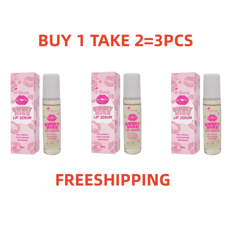 【Nationwide shipping BUY 1 TAKE 2】 K-Beauty Sweet Kiss Lip Serum with Vitamin E 10ml - Color Adapting and Moisturizing