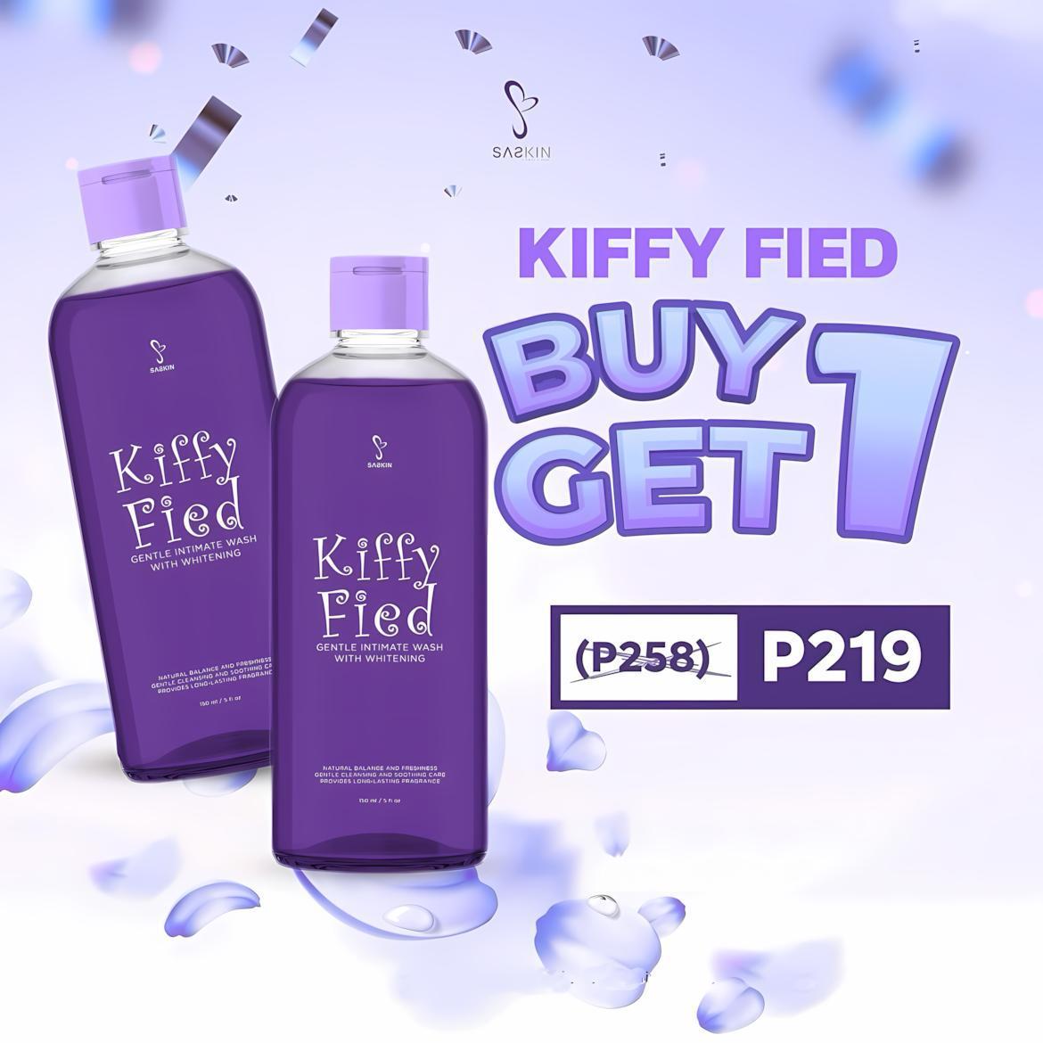 FreeShipping Philippines BUY 1 TAKE 1  KIFFY FIED FEMININE WASH 150ml daily care