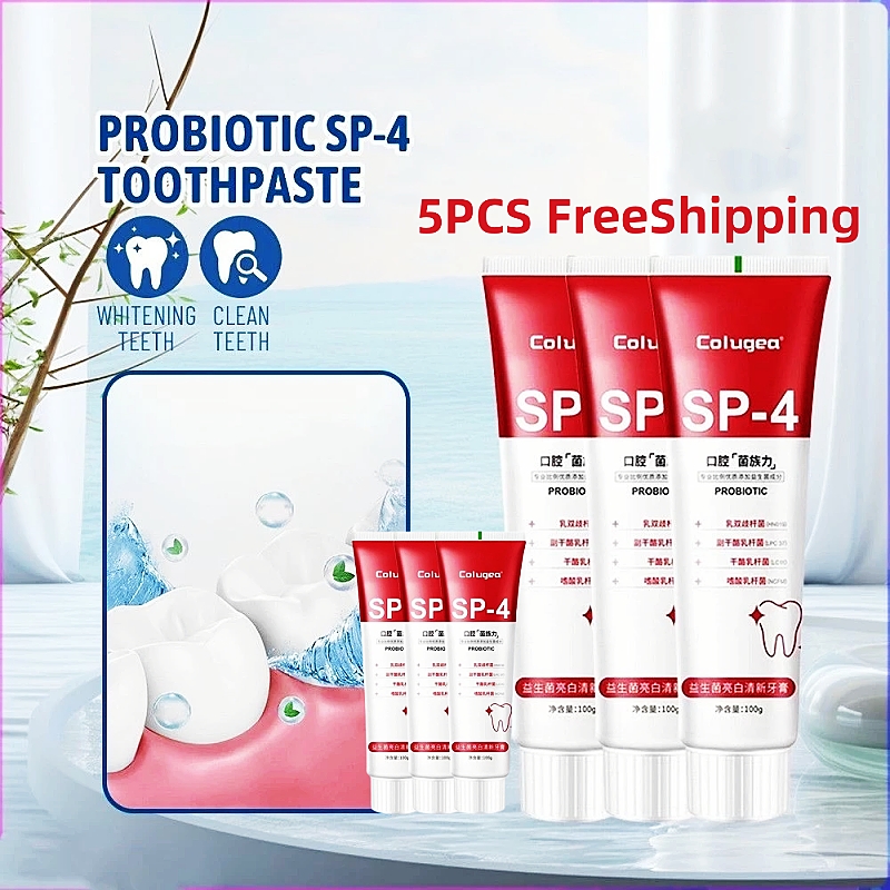 FreeShipping Philippines BUY 3 TAKE2=5PCS Probiotic Caries Toothpaste SP-4 Whitening Tooth Decay Repair Paste Teeth Cleaner Plaque Remover