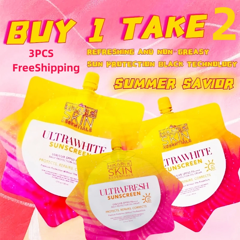 Freeshipping BUY 1 TAKE2 Hikari Ultra White Sunscreen with SPF50 PA++++ Protection 50ml FreeShipping
