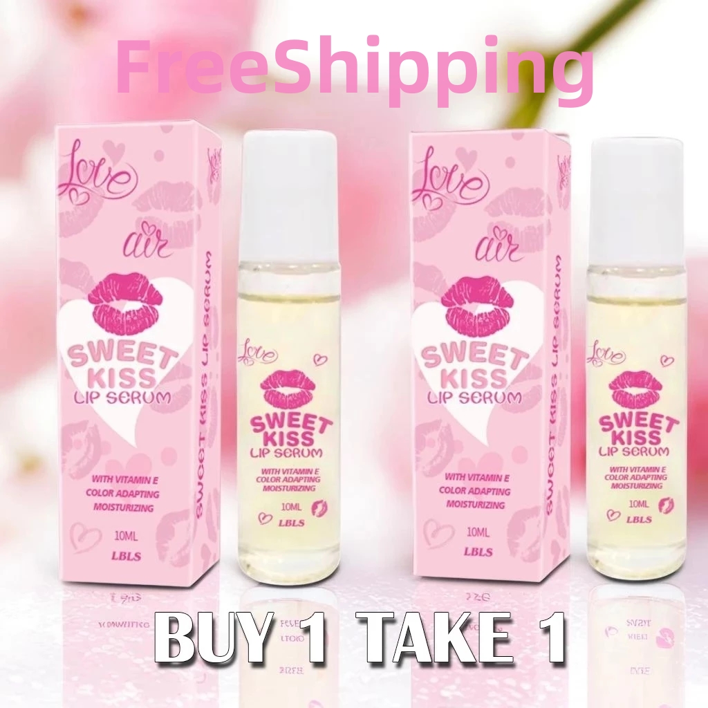 Freeshipping BUY 1 TAKE 1 K-Beauty Sweet Kiss Lip Serum with Vitamin E 10ml - Color Adapting and Moisturizing Freeshipping