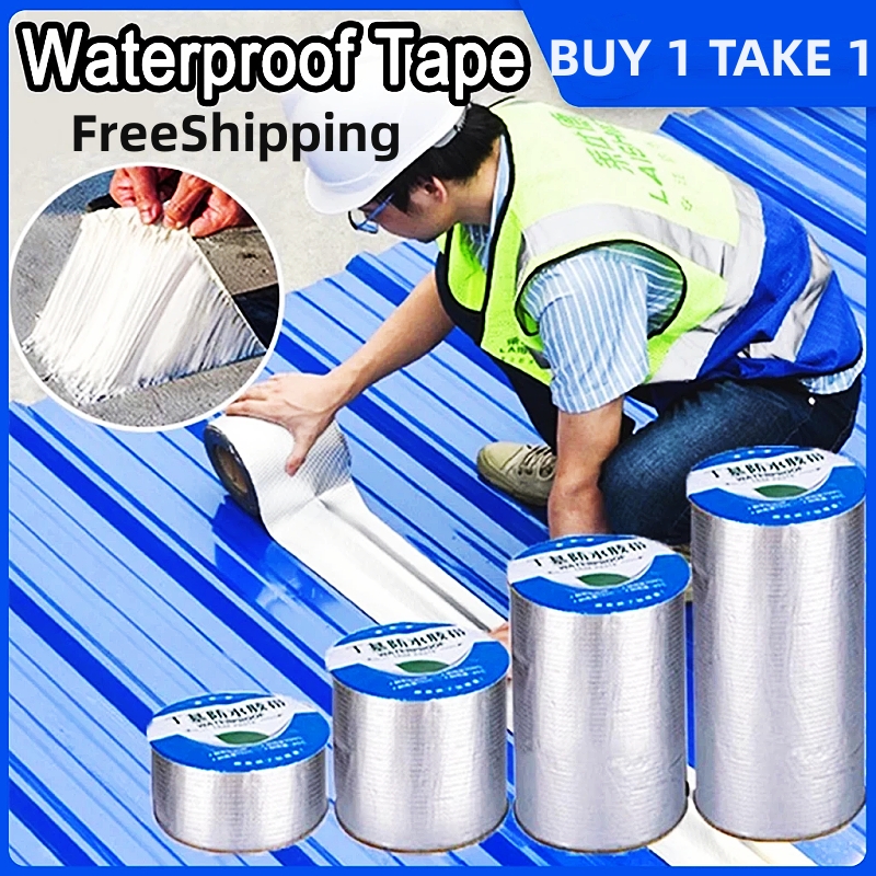 Freeshipping BUY 1 TAKE 1 Waterproof Tape Aluminum Foil Tape, Butyl Waterproof Tape, Super Fix Repair Wall Crack Easy to use FreeShipping