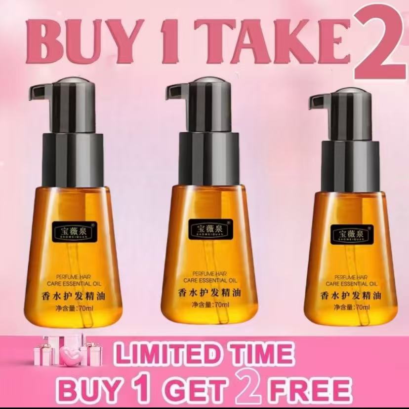 Freeshipping【BUY 1 TAKE 2】Morocco Argan Oil Nourish Hair Care Repair Damaged Hair Anti Hair Loss Hair Growth Treatment Essense 70ML