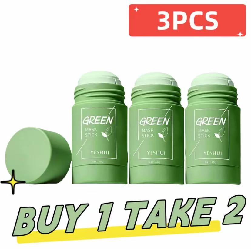 Freeshipping (BUY 1 TAKE 2)Green Tea Mask remove blackheads Acne Cleansing Moisturizing Hydrating Whitening