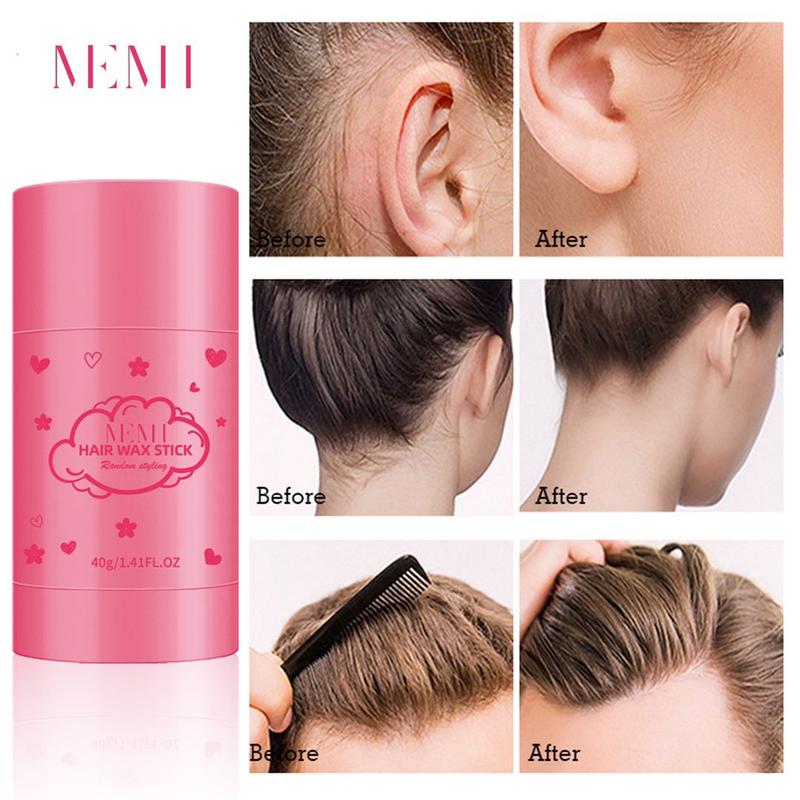 Freeshipping『BUY 1 TAKE 2』MEMI Professional Hair Wax Stick – Strong Hold Styling Glue for Edges, Flyaways & Sleek Looks (40g)