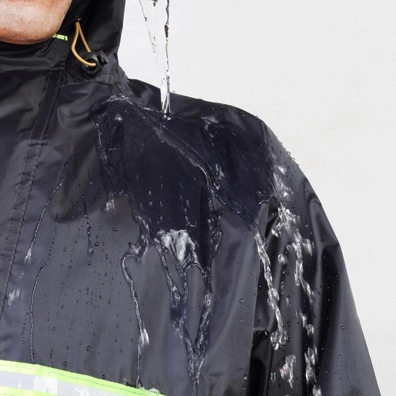 Freeshipping BUY 1 TAKE 1=2SET Waterproof Motorcycle Terno Raincoat with reflector Rainsuit