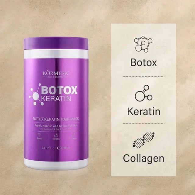 Freeshipping BUY 1 TAKE 1 Botox Keratin Hair Treatment Mask Collagen Hair Straightening Organic Repair Conditioner 1000ml