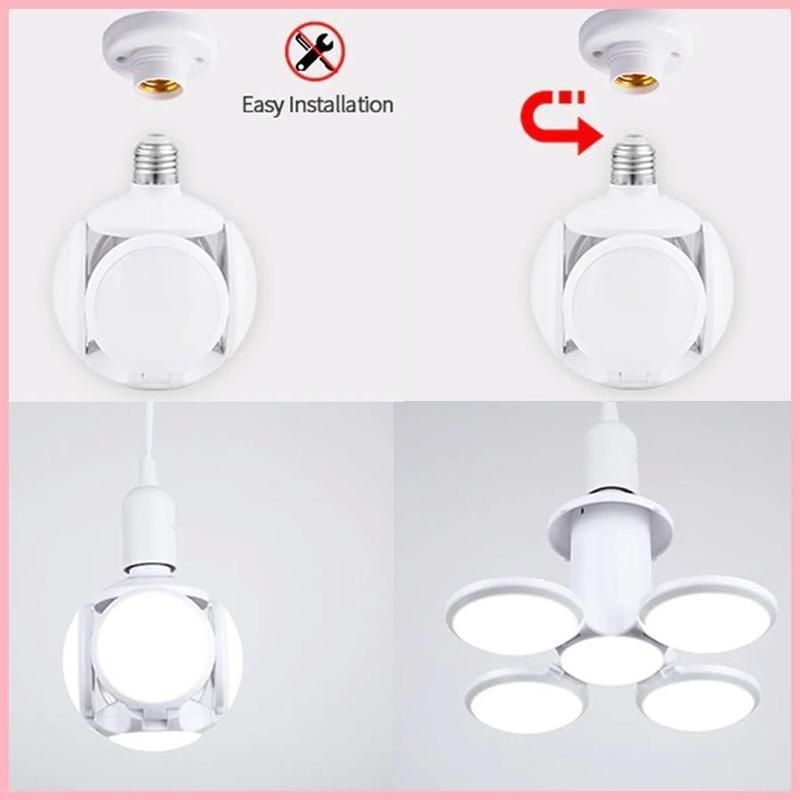Freeshipping 【BUY 1 TAKE 1】UFO football light, E27 50W LED bulb, Supshop men's football light