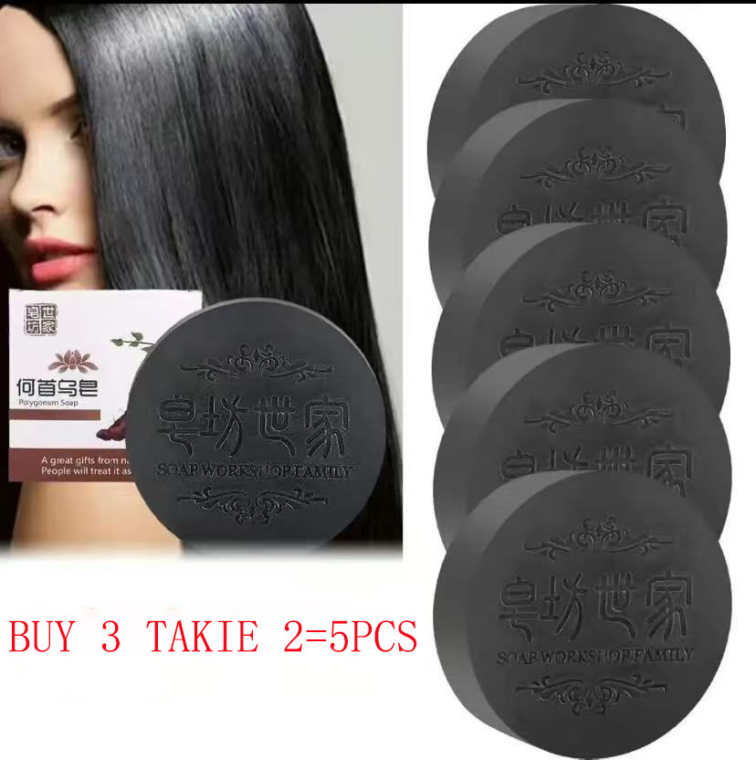 Freeshipping【BUY 3 TAKE 2】Hair Growth Soap Shampoo Polygonum Multiflorum  Natural Black Hair Soap Conditioner Haircare Moisture Hydrate Hydrating Repair Herbal Nourishing Oil Oil Control Organic Resto