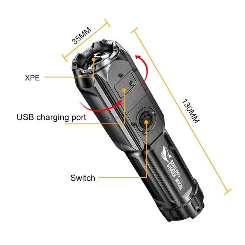 FreeShipping (BUY 1 TAKE 2)Powerful LED Tactical Flashlight Rechargeable USB 18650 Waterproof Zoom Fishing Hunting