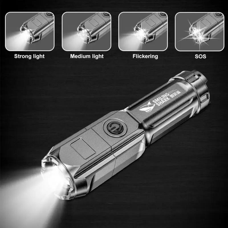 FreeShipping (BUY 1 TAKE 2)Powerful LED Tactical Flashlight Rechargeable USB 18650 Waterproof Zoom Fishing Hunting