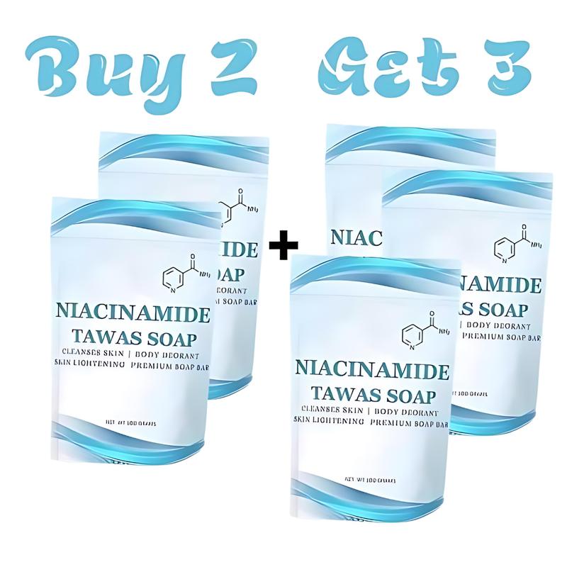 FreeShipping BUY 2 TAKE 3 NIACINAMIDE TAWAS SOAP BODY CARE CLEANSES SKIN BODY DEODORANT LIGHTENING SOAP Cleansing Daily Cleanser Comfort Skin Repair Skin Care Body Wash cracked heels all skin types bo