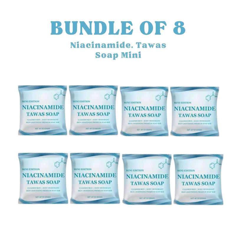 FreeShipping BUY 2 TAKE 3 NIACINAMIDE TAWAS SOAP BODY CARE CLEANSES SKIN BODY DEODORANT LIGHTENING SOAP Cleansing Daily Cleanser Comfort Skin Repair Skin Care Body Wash cracked heels all skin types bo