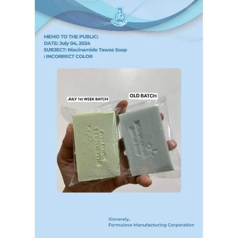 FreeShipping BUY 2 TAKE 3 NIACINAMIDE TAWAS SOAP BODY CARE CLEANSES SKIN BODY DEODORANT LIGHTENING SOAP Cleansing Daily Cleanser Comfort Skin Repair Skin Care Body Wash cracked heels all skin types bo