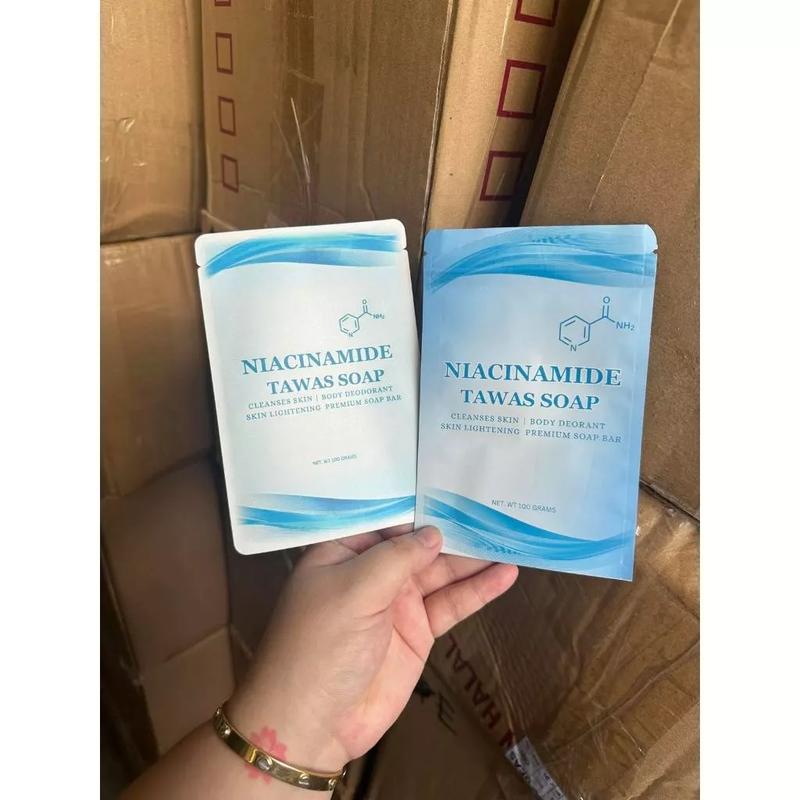 FreeShipping BUY 2 TAKE 3 NIACINAMIDE TAWAS SOAP BODY CARE CLEANSES SKIN BODY DEODORANT LIGHTENING SOAP Cleansing Daily Cleanser Comfort Skin Repair Skin Care Body Wash cracked heels all skin types bo