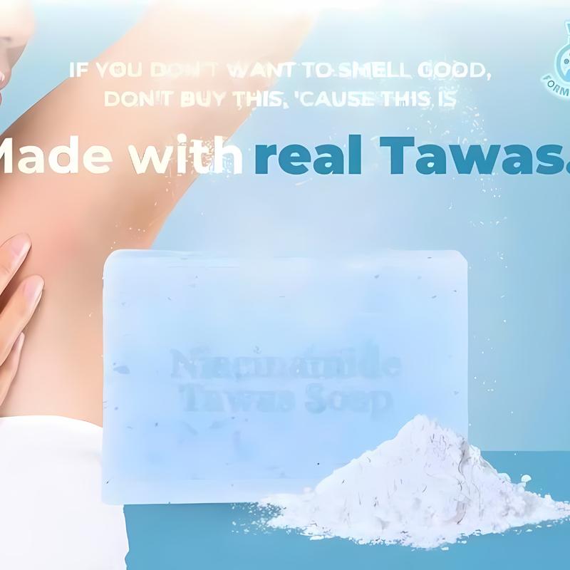 FreeShipping BUY 2 TAKE 3 NIACINAMIDE TAWAS SOAP BODY CARE CLEANSES SKIN BODY DEODORANT LIGHTENING SOAP Cleansing Daily Cleanser Comfort Skin Repair Skin Care Body Wash cracked heels all skin types bo