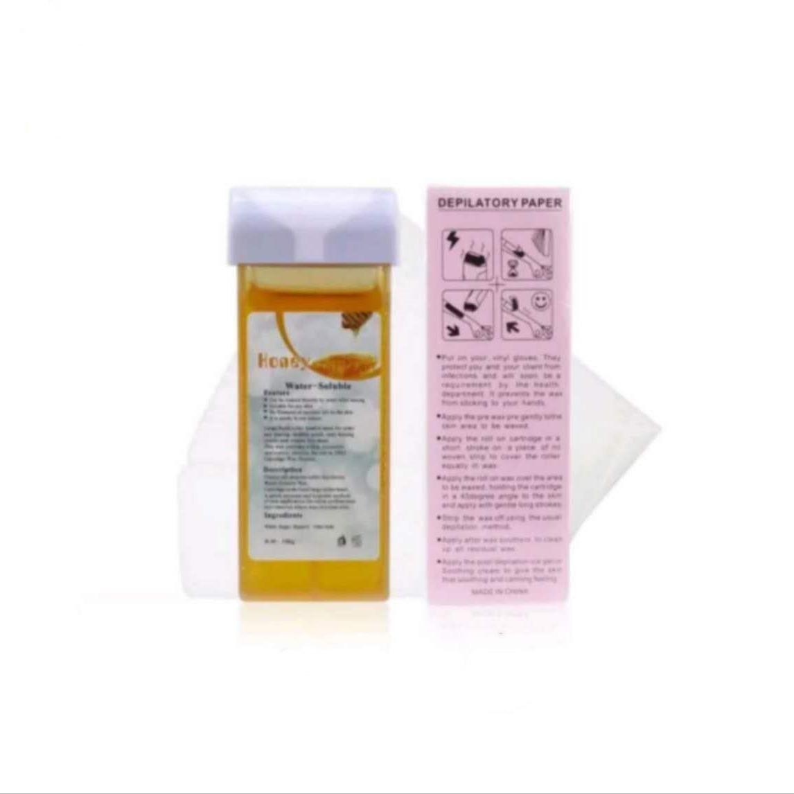 FreeShipping BUY 2 TAKE 2 Depilatory Wax Roller Cartridge For Hair Depilatory Non-woven Fabric Beeswax Paper Body Care Hair Removal Comfort Cream Cosmetic wax hair Handheld Depilatory hair removal non