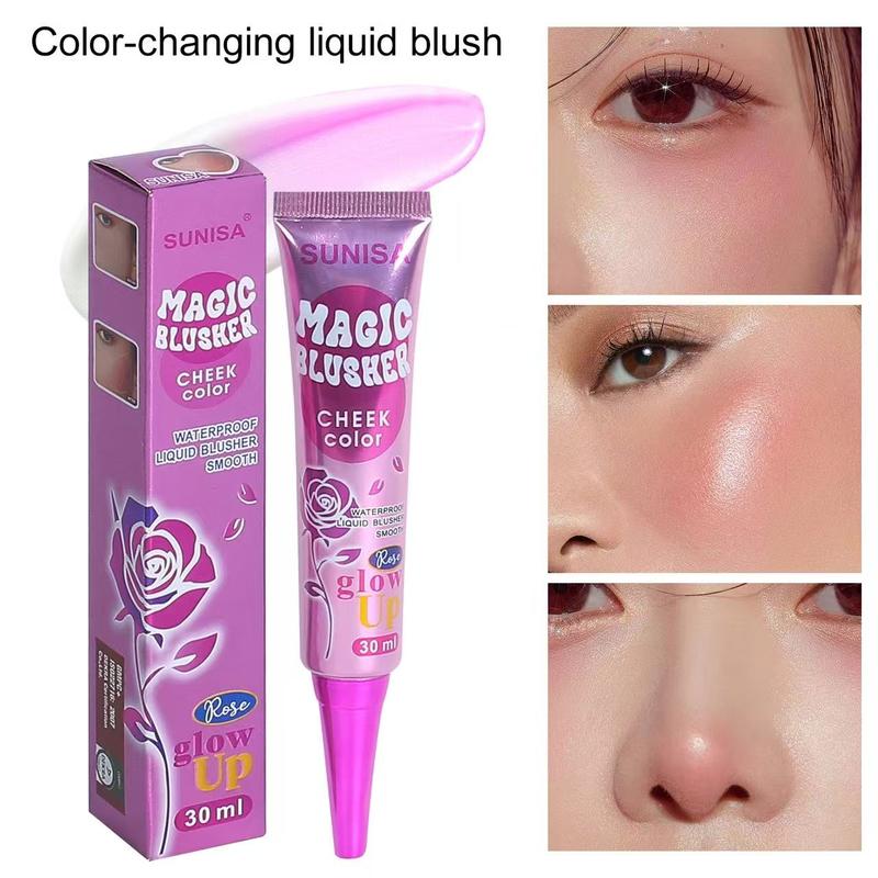 FreeShipping『BUY 1 TAKE 2』Sunisa Waterproof Magic Blusher Cheek Color Long Lasting Liquid Blusher Makeup Cosmetic 3*30ml