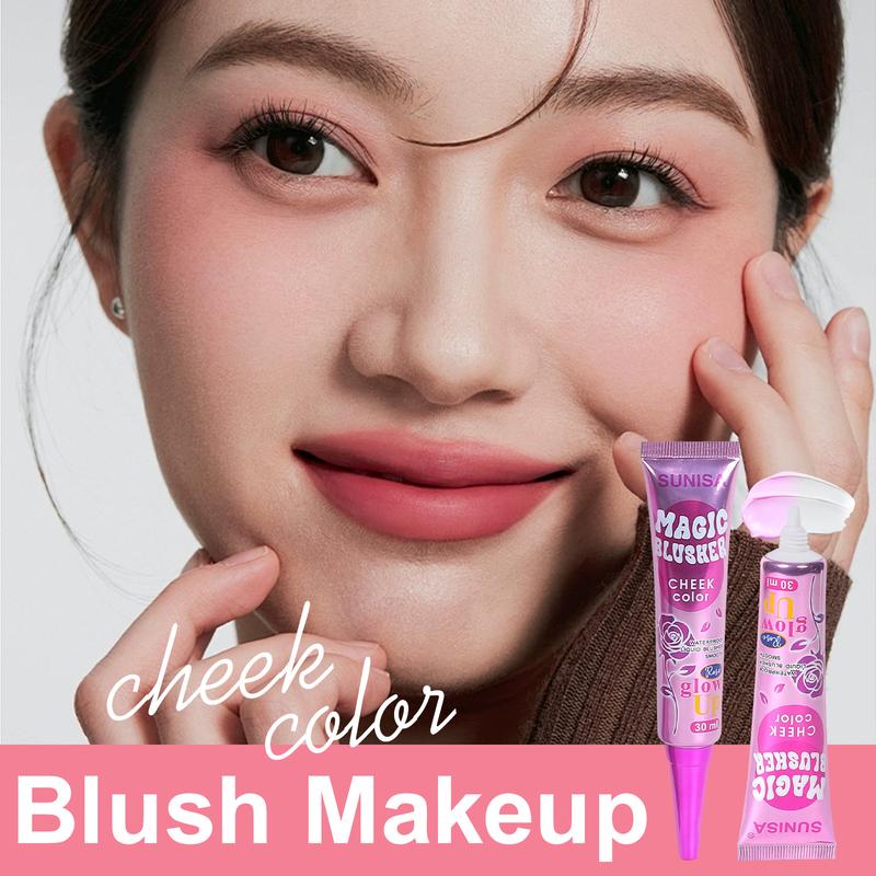 FreeShipping『BUY 1 TAKE 2』Sunisa Waterproof Magic Blusher Cheek Color Long Lasting Liquid Blusher Makeup Cosmetic 3*30ml