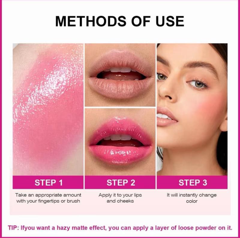 FreeShipping『BUY 1 TAKE 2』Sunisa Waterproof Magic Blusher Cheek Color Long Lasting Liquid Blusher Makeup Cosmetic 3*30ml