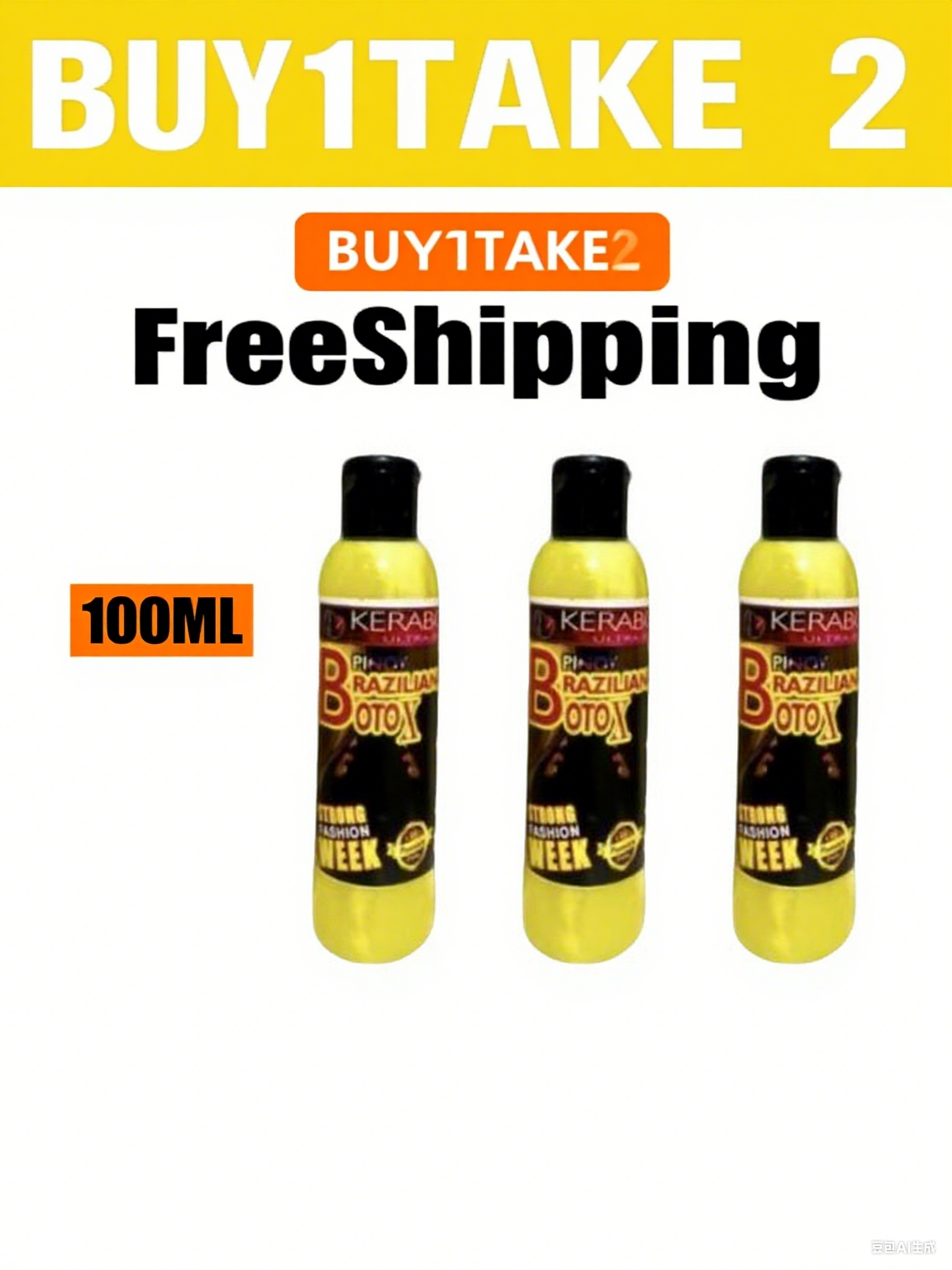 FreeShipping BUY1TAKE2 KERABOND BRAZILIAN BOTOX STRONG For Bleached Treated Hair Care 80% Straight Conditioner Haircare Shampoo Comfort Cleanser Cleansing