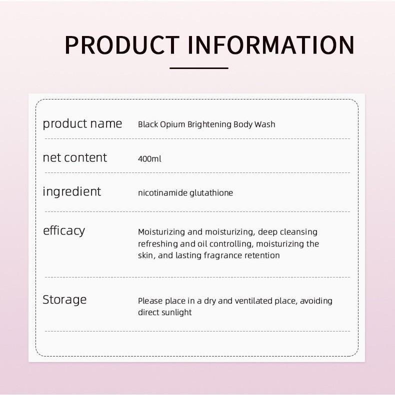 FreeShipping【BUY 1 TAKE 1】Whitening Body Wash Niacinamide Shower Gel Perfume Gel Body  Long-Lasting Fragrance