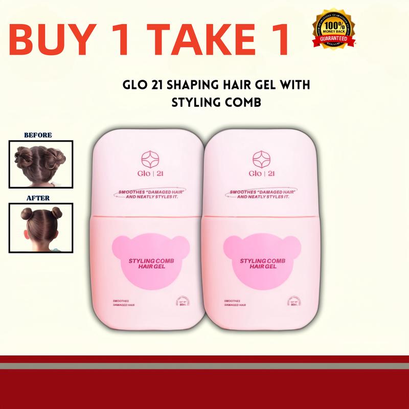 FreeShipping BUY 1 TAKE 1 GLO21 Shaping Hair Gel with Styling Comb - Haircare Hair Mousse