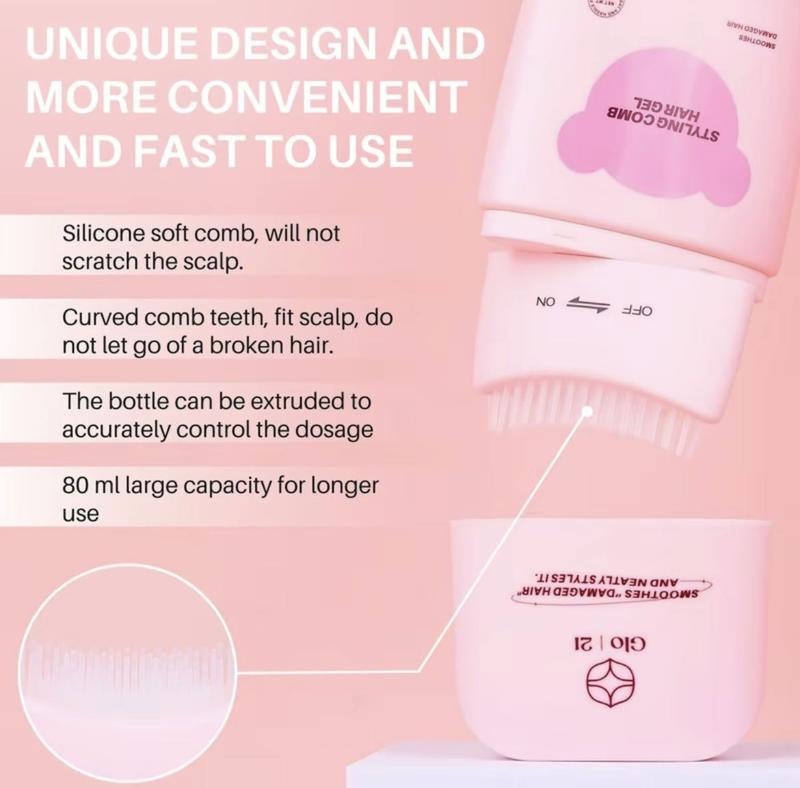 FreeShipping BUY 1 TAKE 1 GLO21 Shaping Hair Gel with Styling Comb - Haircare Hair Mousse