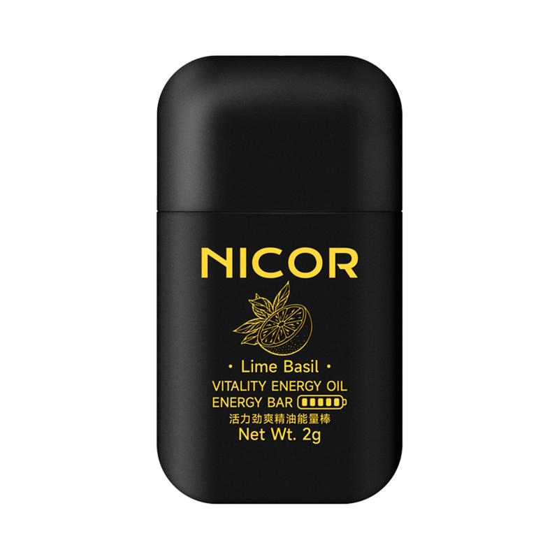 FreeShipping [Buy 4 Get 1 Free 5Pcs] Set Genuine Nicor Double-hole Refreshing Box Essential Oil Nasal Inhaler For Congestion Relief Relaxation