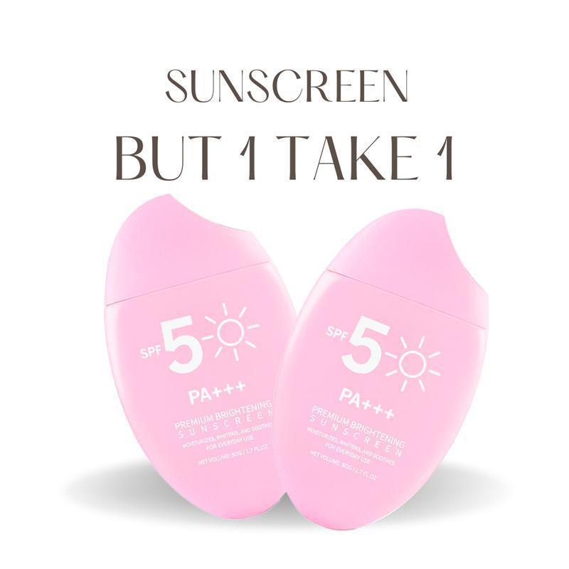 FreeShipping [Buy 1 Free 1]  SPF50+++ Facial Sunscreen Sun Protection Comfortable Skin Care Waterproof Long-lasting Facial Body Skin 50ml All Skin Types SPF50 • 3-in-1 Sunscreen Sunscreen Moisturizer 