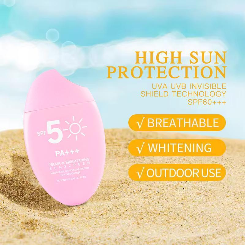 FreeShipping [Buy 1 Free 1]  SPF50+++ Facial Sunscreen Sun Protection Comfortable Skin Care Waterproof Long-lasting Facial Body Skin 50ml All Skin Types SPF50 • 3-in-1 Sunscreen Sunscreen Moisturizer 