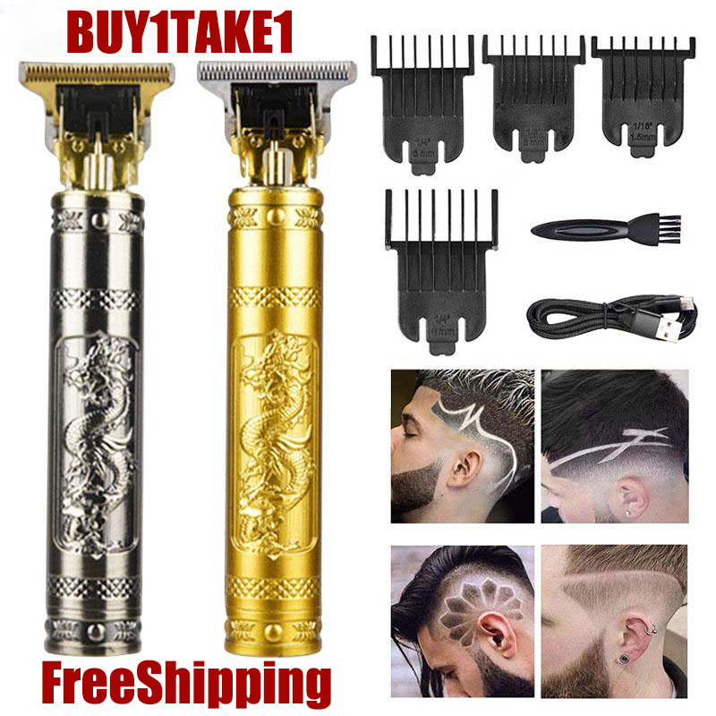 FreeShipping BUY 1 TAKE 1 Trimmer Razor Hair Cut USB Rechargable Dragon Trimmer Electric Hair Clipper Shaver