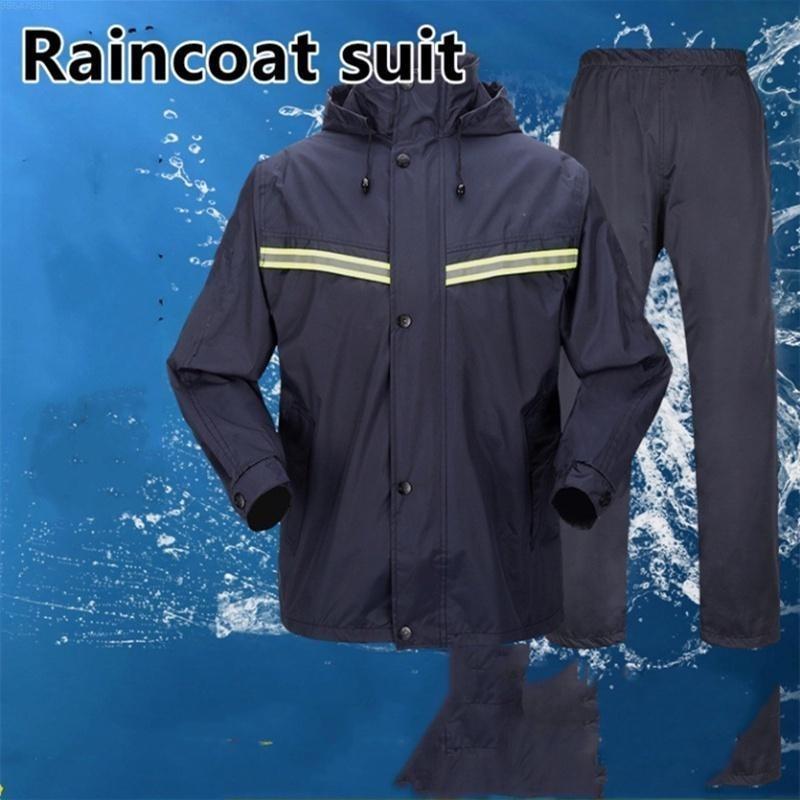 Freeshipping Waterproof Motorcycle Terno Raincoat with reflector Rainsuit