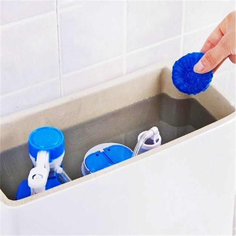 FreeShipping BUY 2 TAKE 3=50PCS Blue Soap Cleaner  Toilet Cleaner Bubble Deodorant Cleaning Toilet Flush