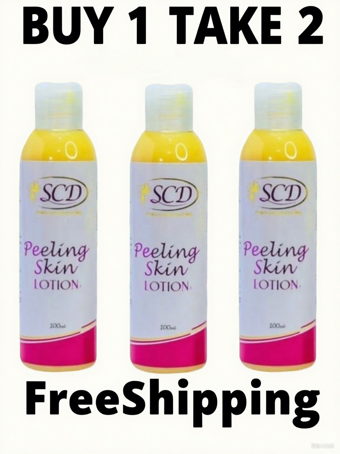 FreeShipping( BUY 1 TAKE 2 ) SCD Peeling Skin Lotion for Scars Dark Spots and Stretch Marks! Promotes Skin Whitening
