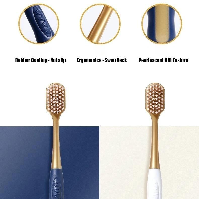 FreeShipping BUY 2 TAKE 2 6Pcs Toothbrush Set for Adult Family Pack Wide-Headed Deep Soft Bristle Toothbrush  Teeth Antibacterial Back Tooth Cleaning Unisex Household Family Travel Pack
