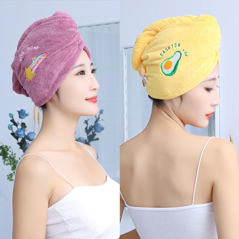 FreeShipping BUY 1 TAKE 2 Hair Turban Quick Dry Hair Cap Hair Towel Head Wrap Shower Cap Bath Towel
