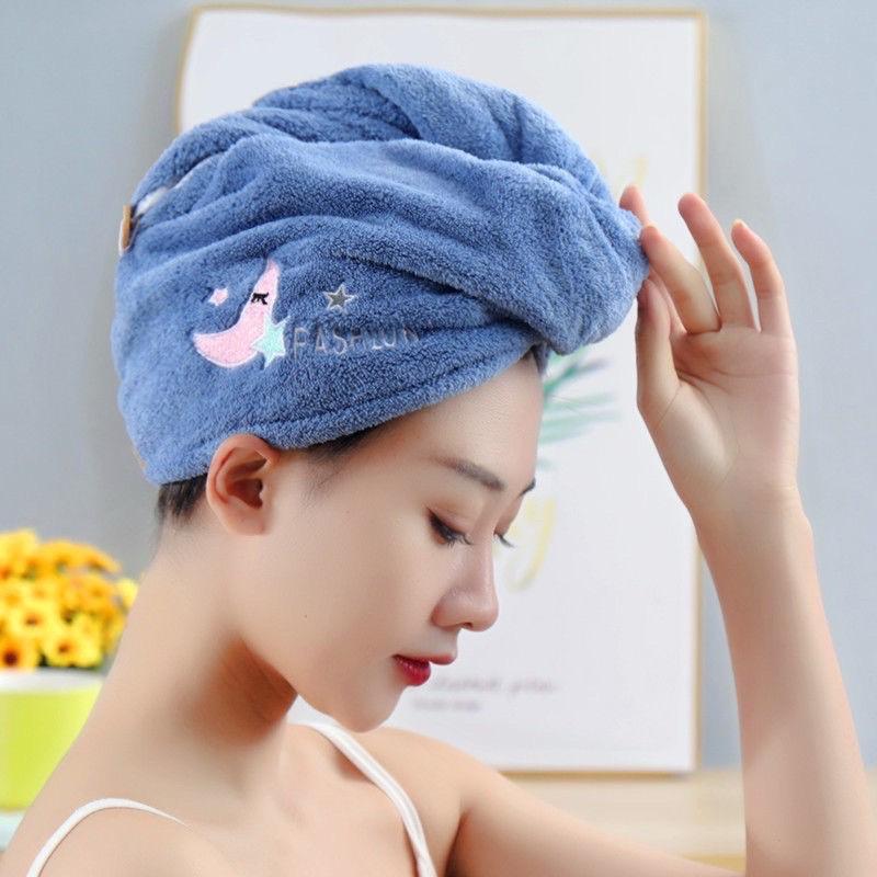 FreeShipping BUY 1 TAKE 2 Hair Turban Quick Dry Hair Cap Hair Towel Head Wrap Shower Cap Bath Towel