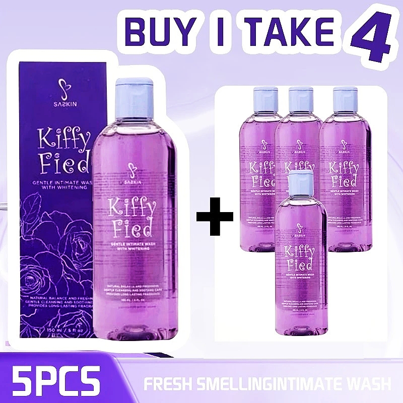 FreeShipping Philippines BUY 1 TAKE 2 SASKIN Kiffy Fied Feminine Wash 150ML | Kiffyfied Femwash Sachzna