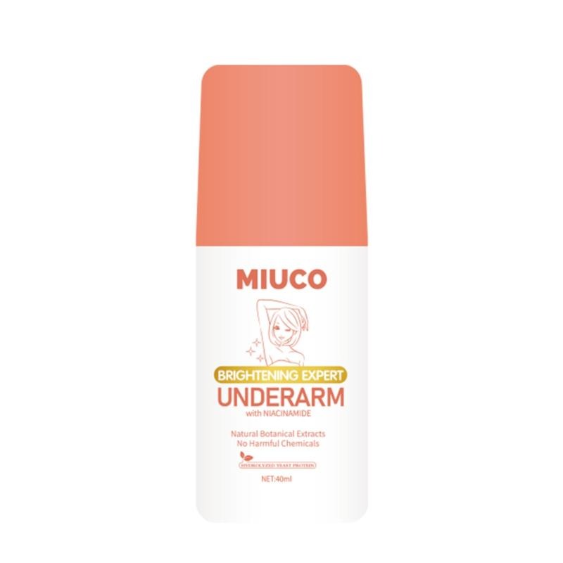 Freeshipping【BUY 1 TAKE 2 】MIUCO FDA 40ML Intensive Whitening Underarm Powder Dry Deodorant Under Arm Deo Roll on