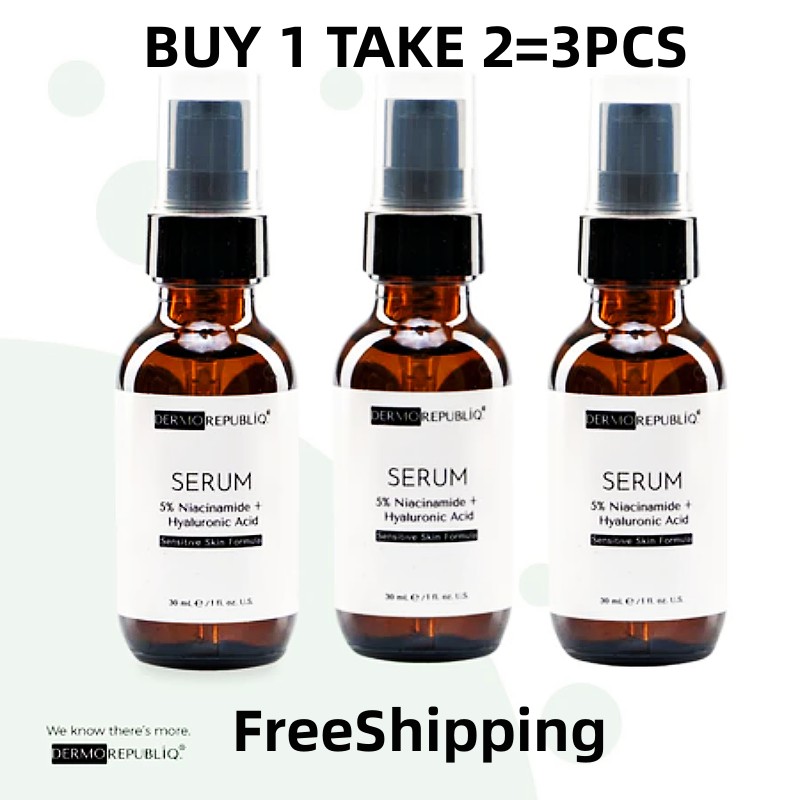 FreeShipping BUY 1 TAKE 2 Dermorepubliq 5% Niacinamide + Hyaluronic Acid Sensitive Skin Formula Serum - 30 mL
