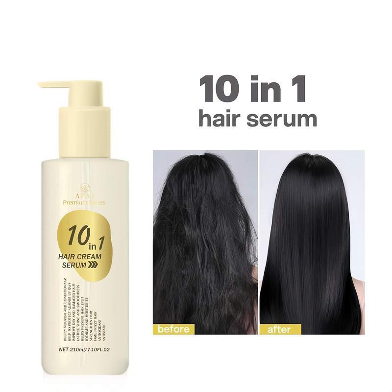 Freeshipping【BUY 1 TAKE 1】AFAJ 10 in 1 Hair Serum 210ml Leave-in Hair Mask Multi-Effect Nourishment and Repair, Smooth Frizz, Shiny and Smooth Suitable For Healthy or Damaged Hair