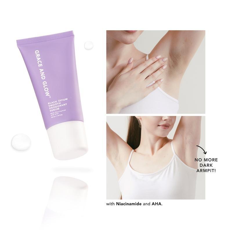 FreeShipping BUY 1 TAKE 2 Grace and glow smooth deodorant serum roll on-underarm fragrance with niacamide