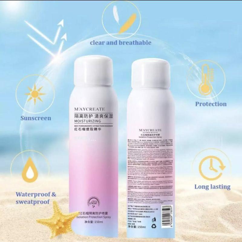 FreeShipping Maycreate Whitening Sunscreen Spray Buy 1 Take 2 Original SPF45  150ml Maycreate Moisturizing Spray Maycreate Sunscreen Spray Maycreate Whitening Spray Sunblock Spray For Face And Body UV