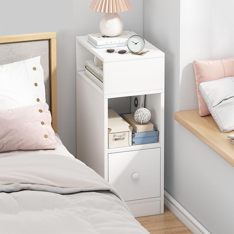 FreeShipping EXINHOME Bedside Table Modern Bedroom Wall Side Mini Simple Small Cabinet with Drawer Cabinet
