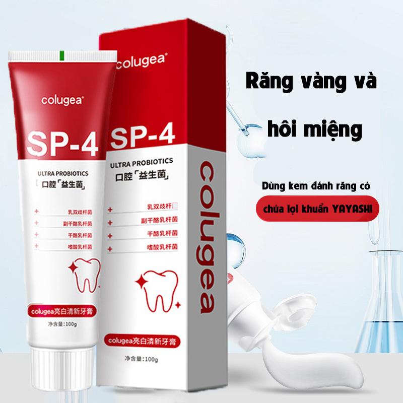 Mua 2 tặng 3 Kem đánh răng Probiotic Sp-4 Kem đánh răng Shark làm trắng và sảng khoái làm sạch răng miệng, loại bỏ vết ố trắng, giảm ố vàng, thích hợp cho răng nhạy cảm và phục hồi men răng
