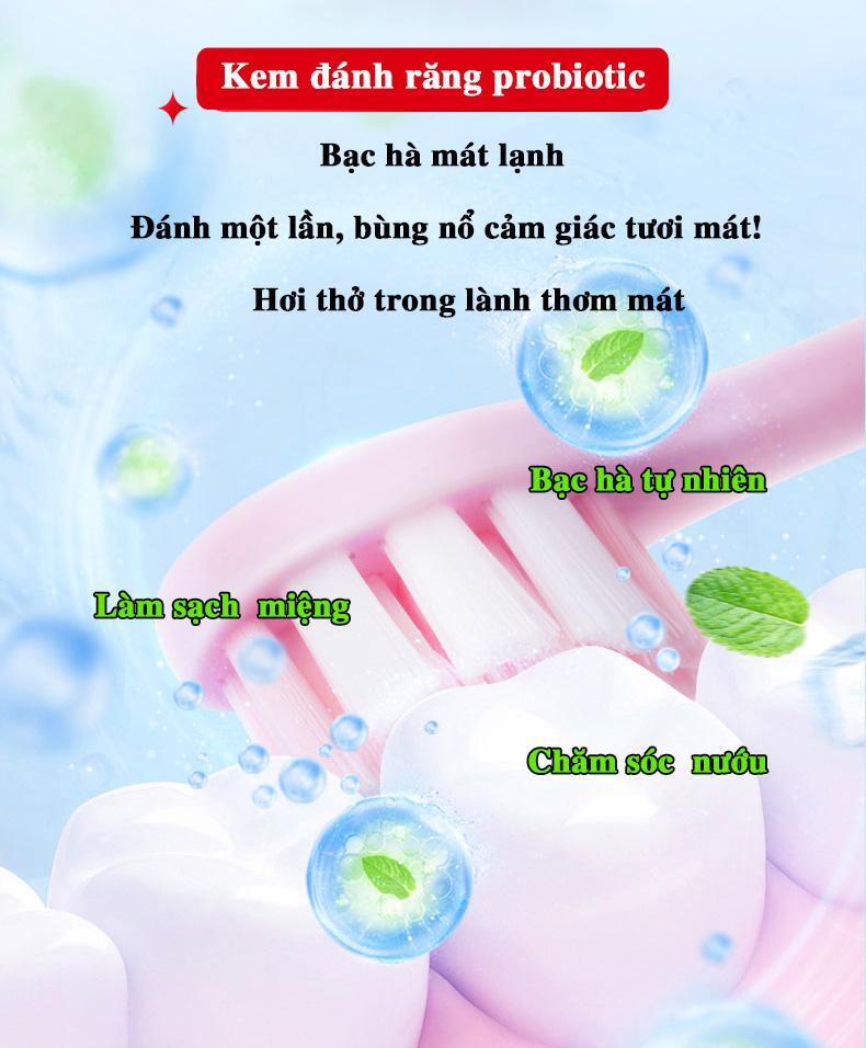 Mua 2 tặng 3 Kem đánh răng Probiotic Sp-4 Kem đánh răng Shark làm trắng và sảng khoái làm sạch răng miệng, loại bỏ vết ố trắng, giảm ố vàng, thích hợp cho răng nhạy cảm và phục hồi men răng